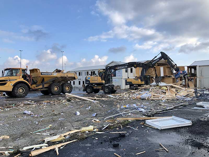 Démolition - Chantier terminal Méthanier