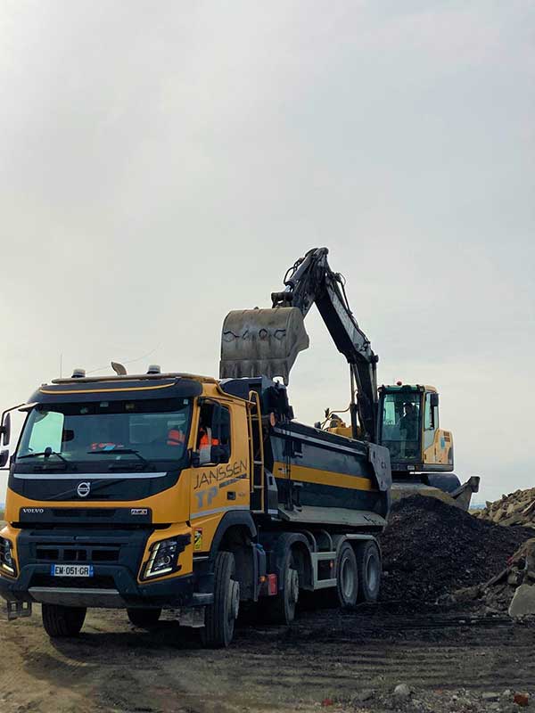 Transport - Transport matériaux 8x4